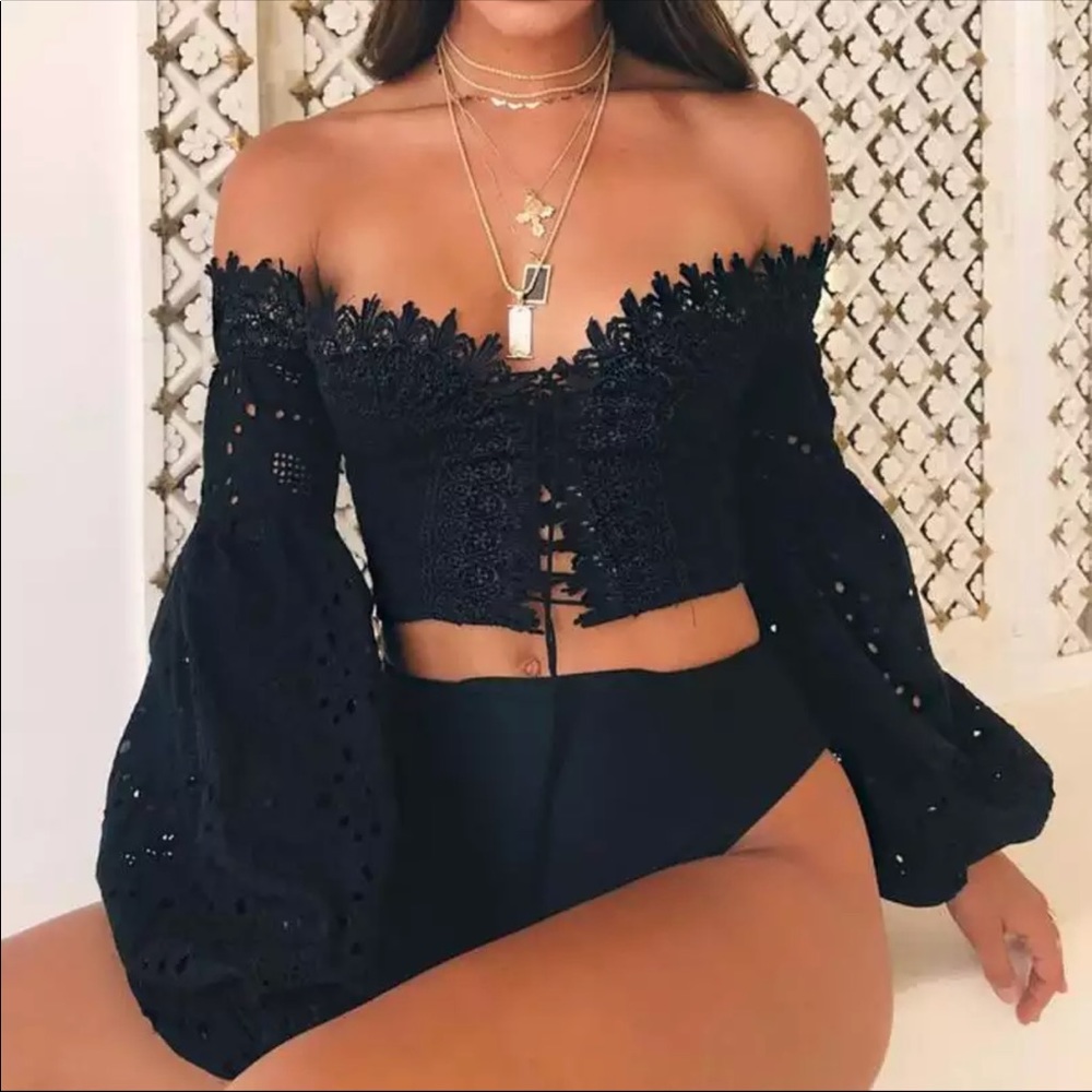 Beautiful detailed lace top